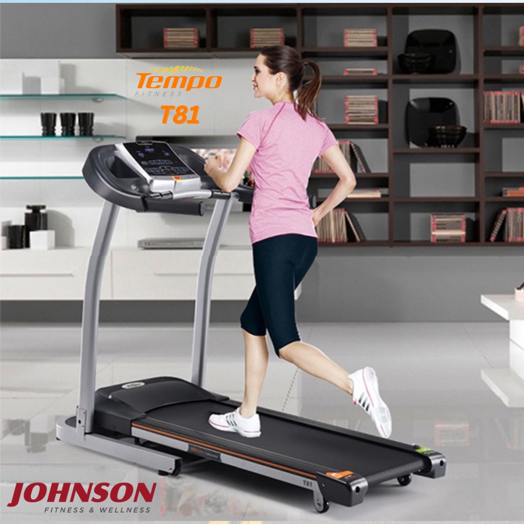 Johnson Fitness Tempo T81 Treadmill [10 Years Warranty On Drive Motor]