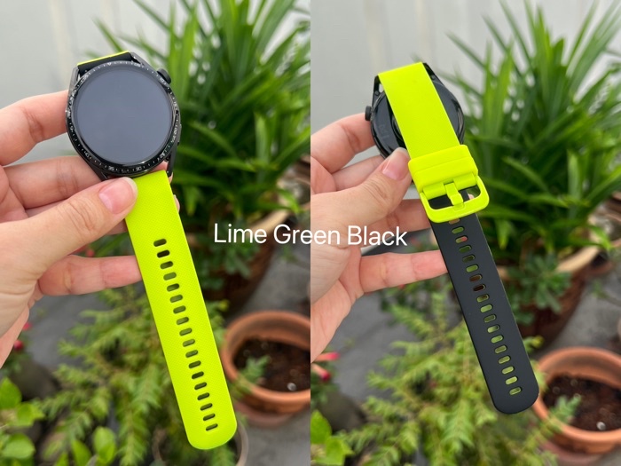 [ New ] Small Plaid Double Color Strap for Huawei Watch 3 /3 Pro / GT 2 ...