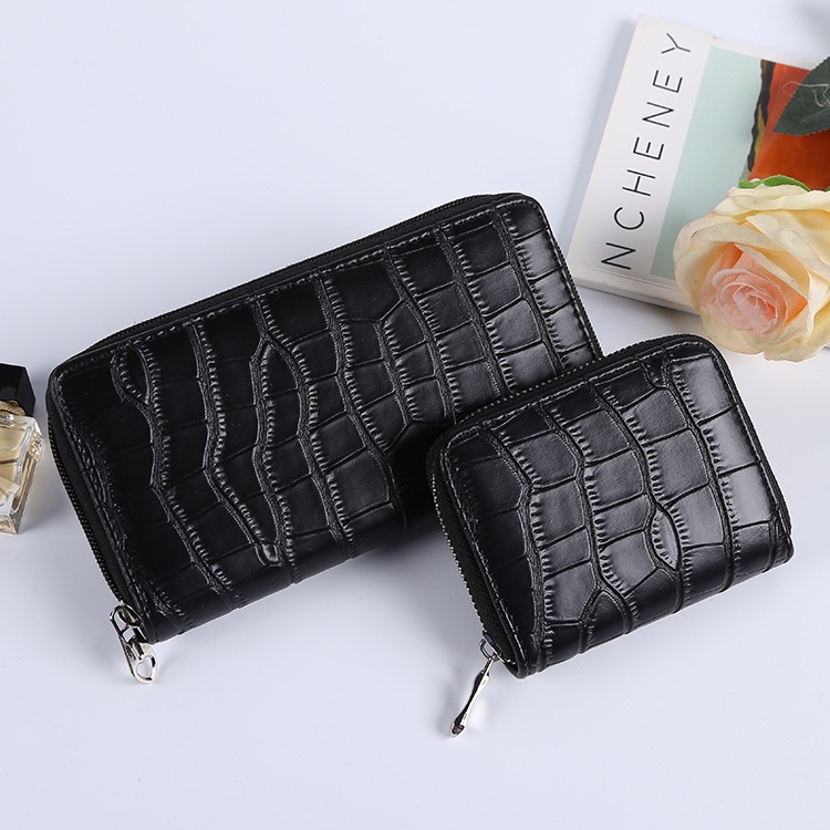 TC BW020 Long Wallet Short Wallet PU Leather Zipper Clutch Wallet Card