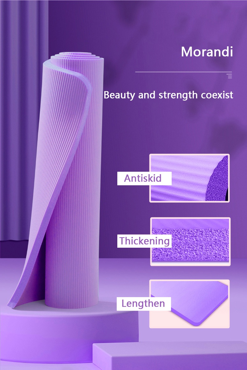 【No.1 Best selling】 NBR/TPE Yoga Mat 10/15MM Soft High Density EXTRA