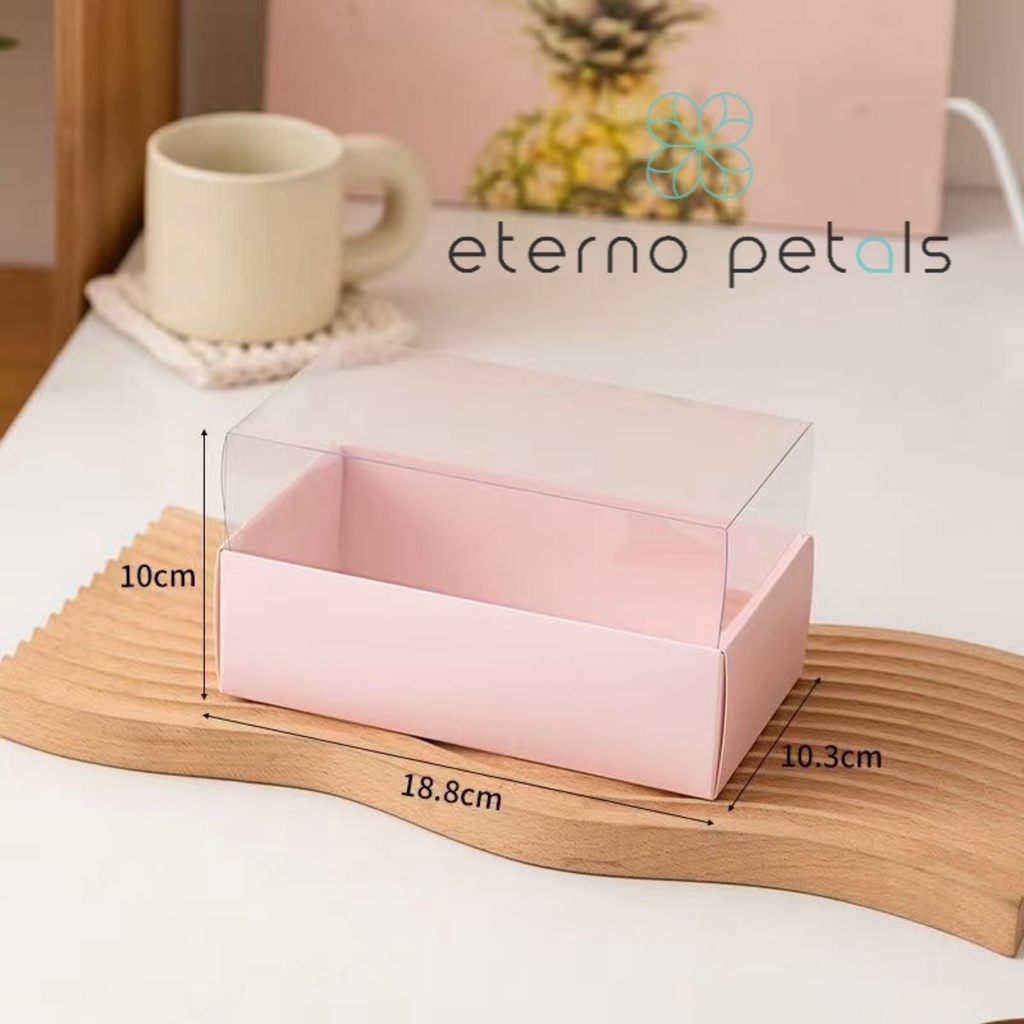 Psc Cake Roll Packaging Box Korean Room Macaron Towel Roll Swiss Roll Transparent Box Dessert