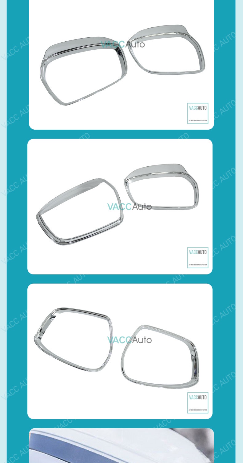 Proton X50 Side Mirror Chrome Frame Side Door Rearview Mirror Protect ...