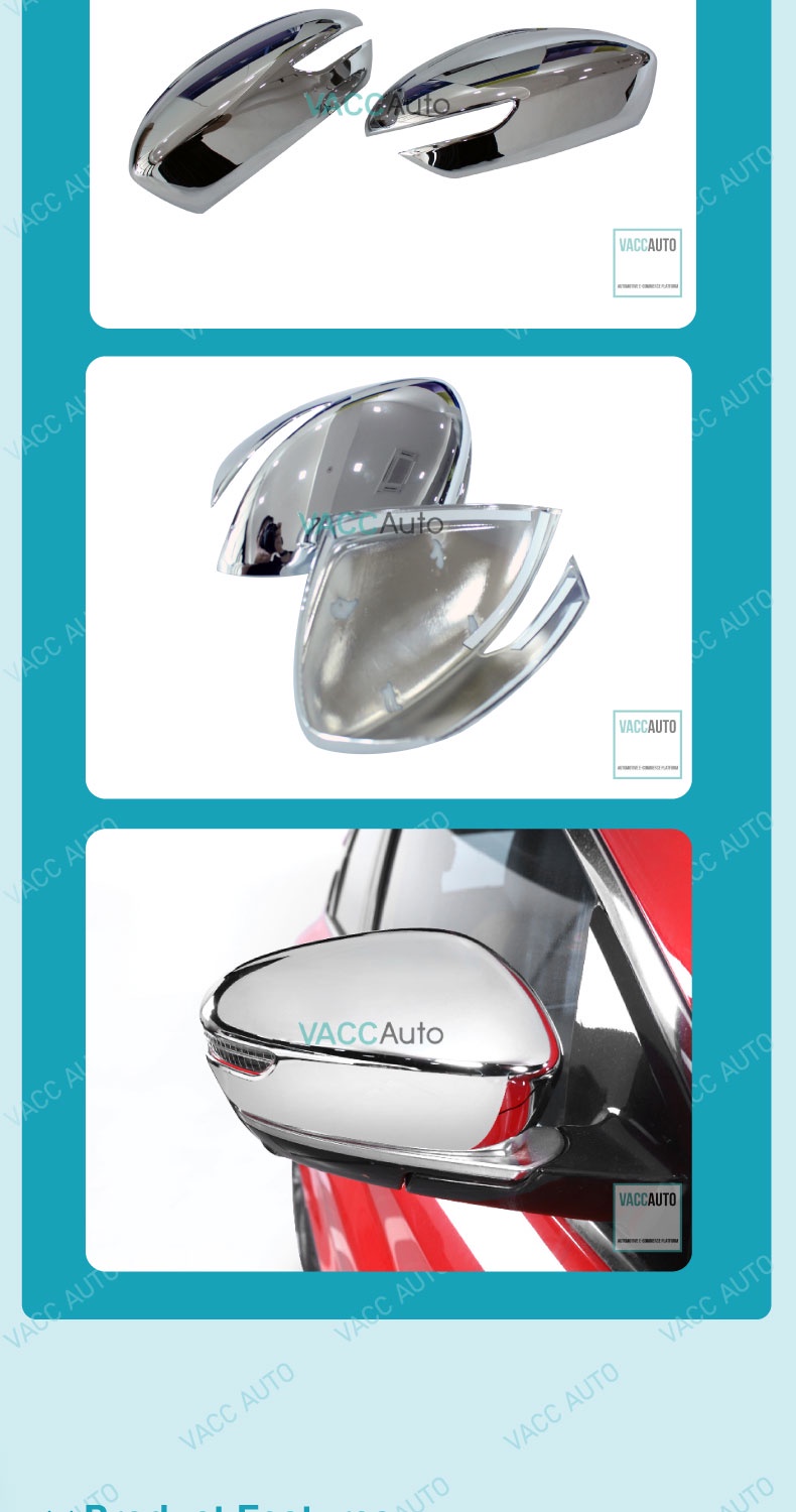 Proton X50 Side Mirror Chrome Chrome/Carbon Side Rearview Mirror Wing ...