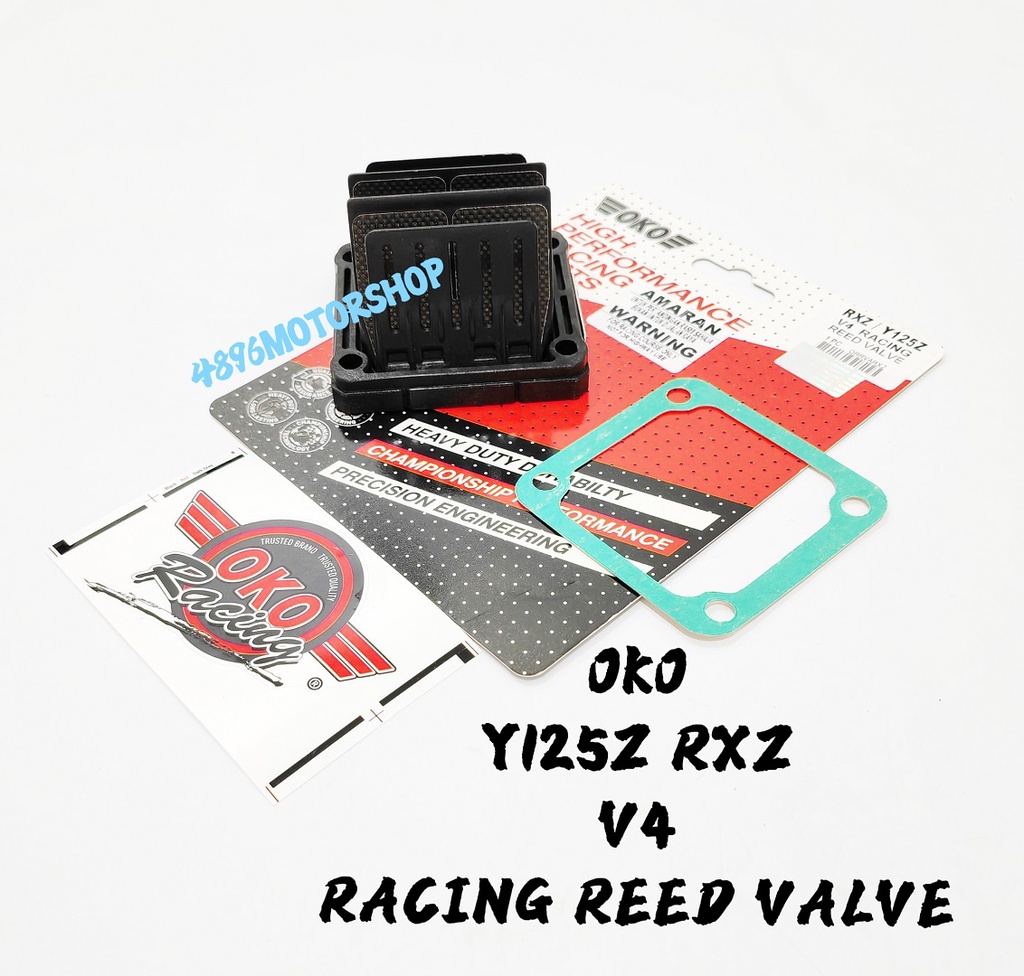 OKO RACING V4 CARBON REED VALVE RXZ Y125Z Y125ZR REEDVALVE CARBON ...