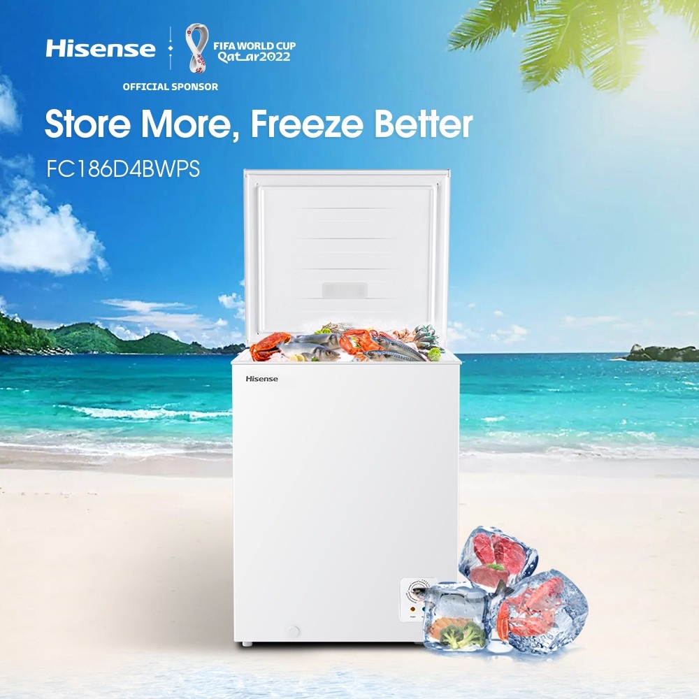 CAN SETUP Hisense Chest Freezer 178L Peti Freezer Murah Deep Freezer