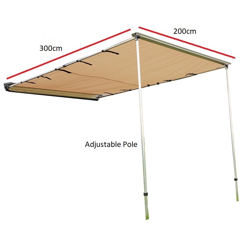 Car Side Awning For Camping/Car Tent Canopy/Car Roof Rack Side Awning ...
