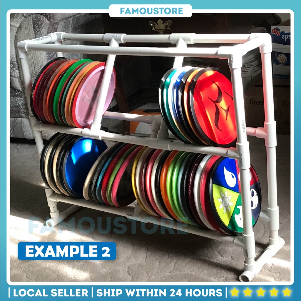 28MM Metal Pipe Connector DIY Storage Rack Black Nickel Zinc Penyambung ...