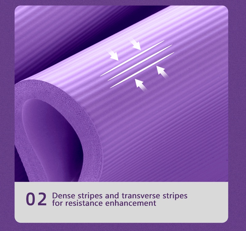 【No.1 Best selling】 NBR/TPE Yoga Mat 10/15MM Soft High Density EXTRA