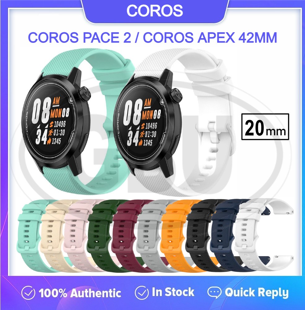 20 22mm Sport Nylon Band For COROS PACE 2 PACE2 Wrist Strap Watchband For  APEX Pro