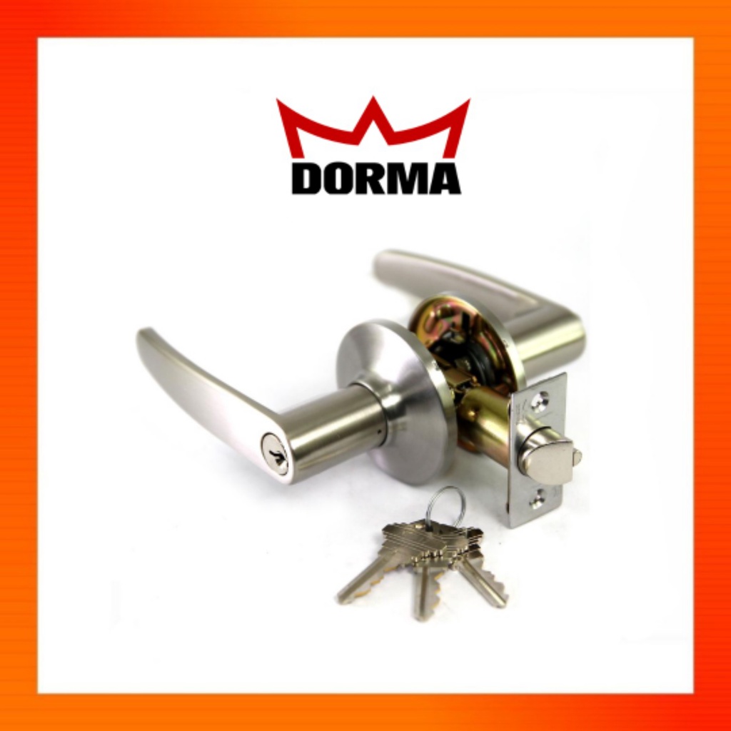 DORMA ENTRY LOCKSET CYLINDRICAL ENTRANCE LOCK TUBULAR LEVERSET LOCKSET ...
