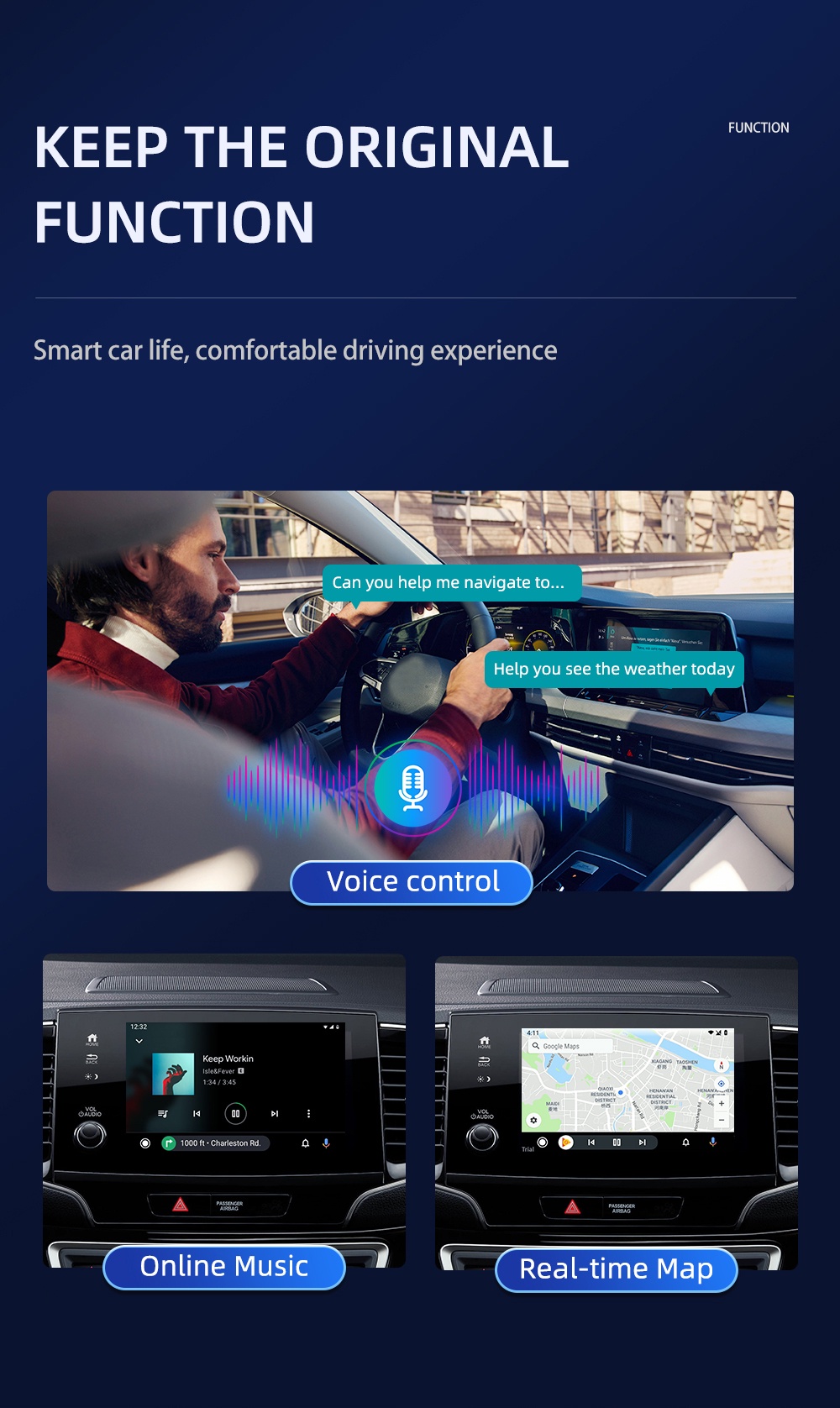 CarlinKit Android Auto Wireless Adapter Smart Ai Box Plug and Play