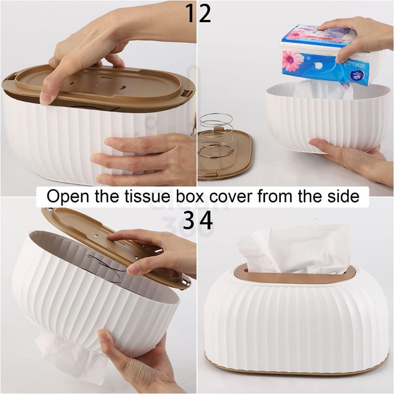 Tissue Box Holder Tissue Holder Toilet Tissue Holder Kotak Tisu Rumah ...