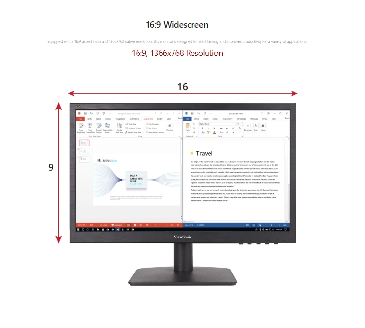 VIEWSONIC VA1903-H VA1903H VA1903H-2 HD 19