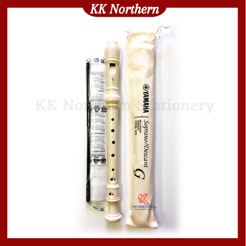 Yamaha Plastic Soprano Recorder YRS-23B Music Instrument Suling Alat ...