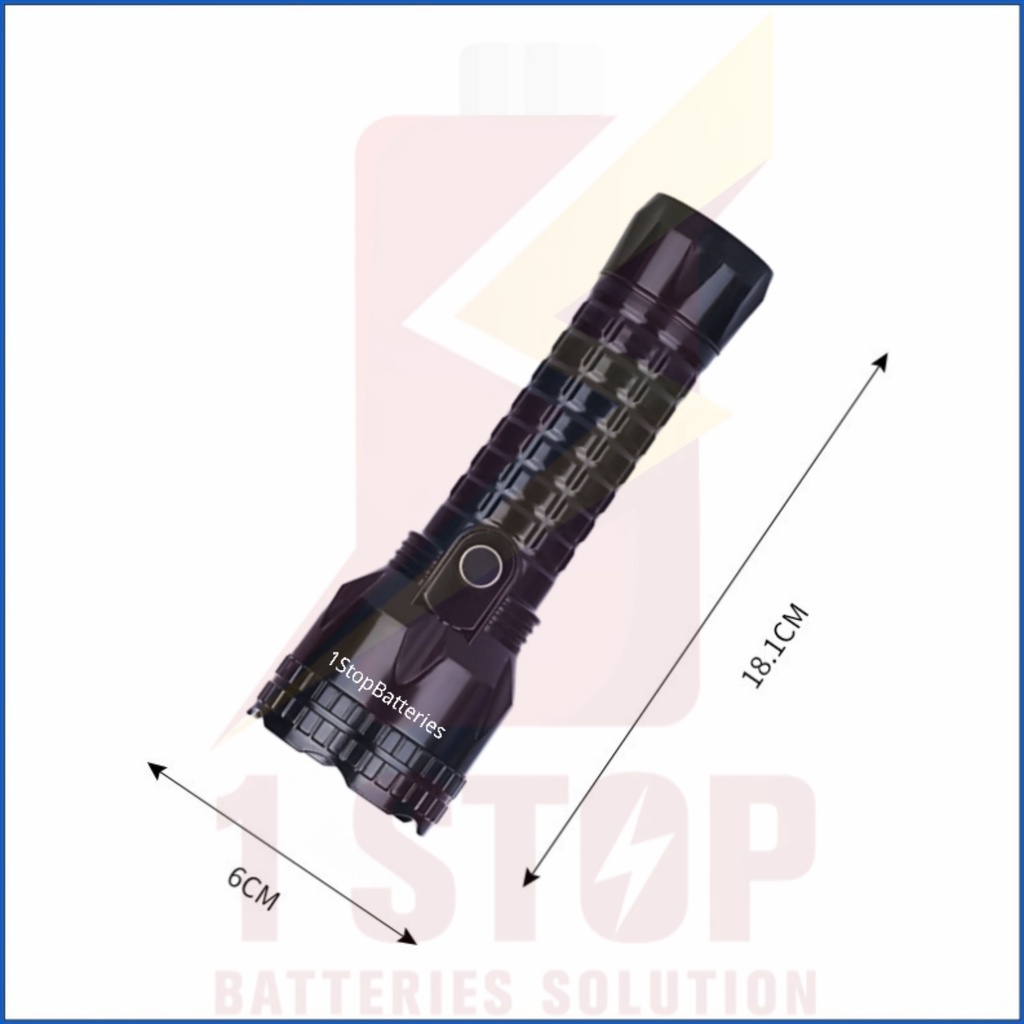 LED Flashlight Torch light Use 2D Battery | Shopee Malaysia