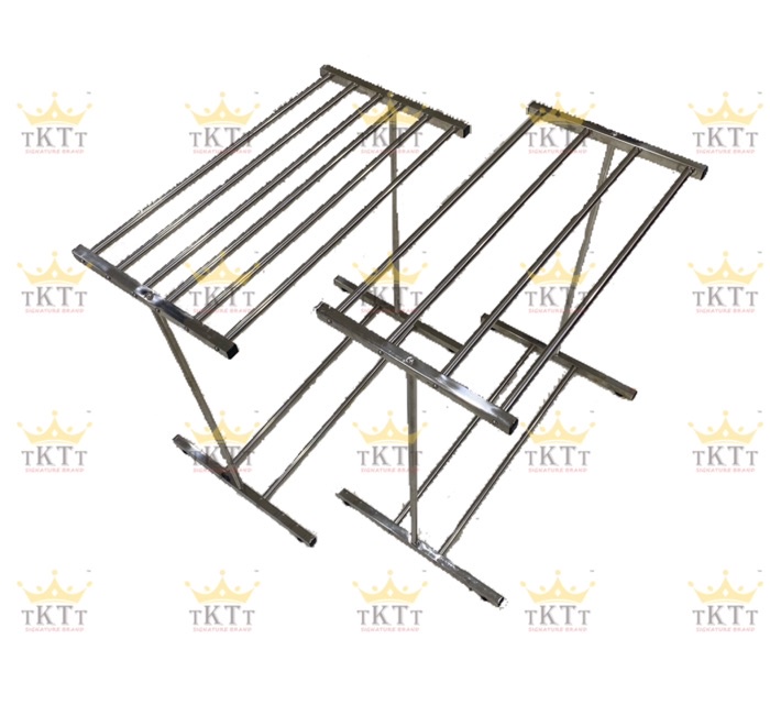 TKTT Stainless Steel Towel Rack Towel Hanger Drying Rack Multi Purpose ...