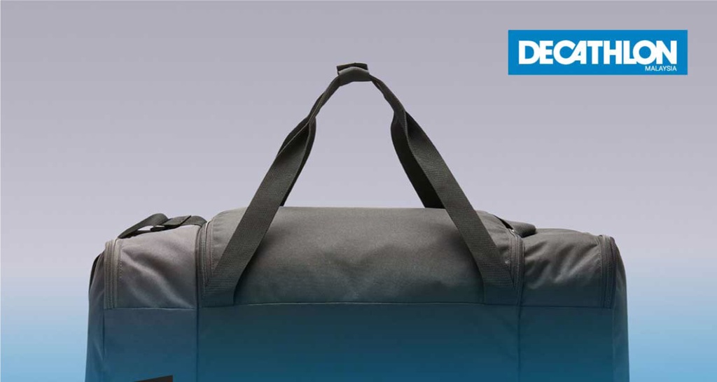 55L Sports Bag Essential - Black - Decathlon