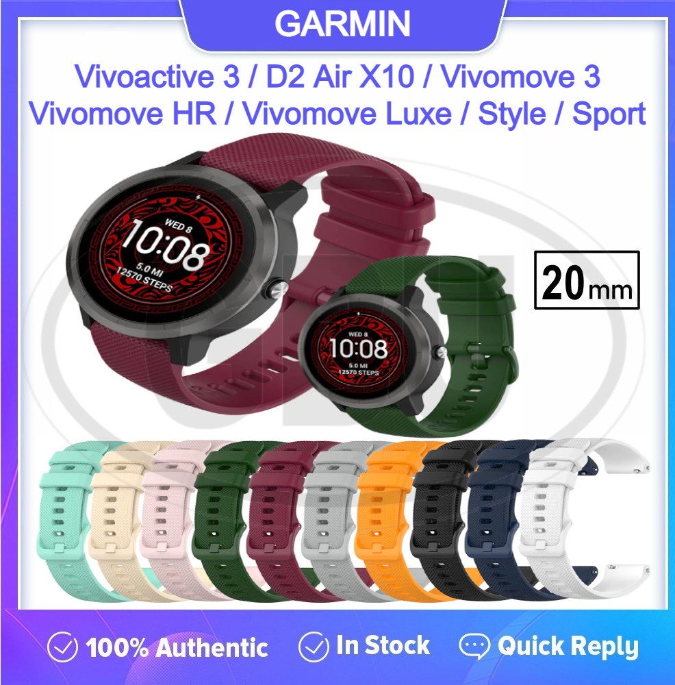 Vivomove hr sport vs best sale vivoactive 3