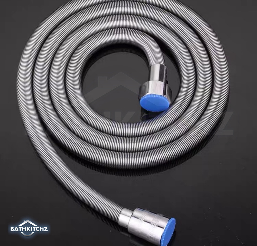 BATHKITCHZ 1.2/1.5/1.8M SUS 304 Flexible Spring Hose Pipe Shower Strong ...