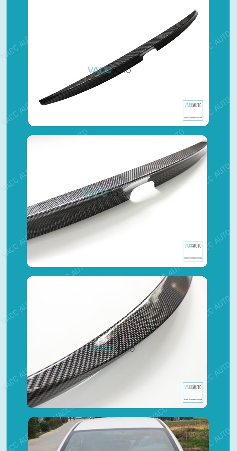 Honda City GM6 T9A 6th Spoiler Carbon Fiber ABS Rear Wing Lip Spoiler ...