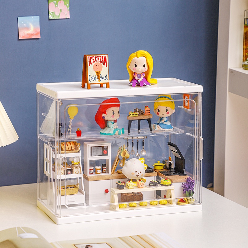 Pop Mart Toy Display Storage Box Transparent Case Doll Dust Proof ...
