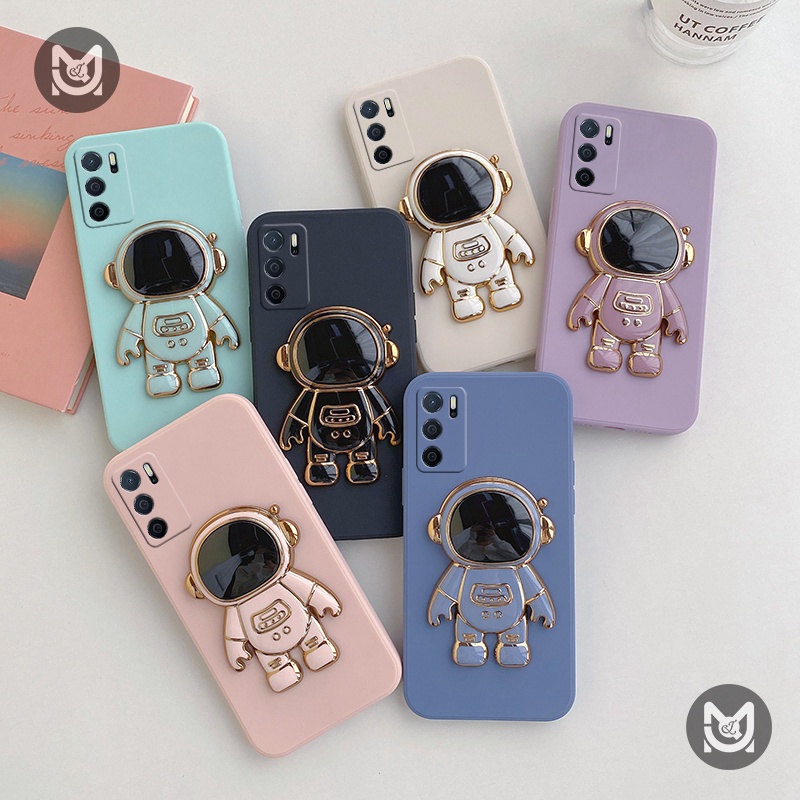 Astronaut Oppo A3s Square Cover In Stock]Cute 3D Astronaut Phone