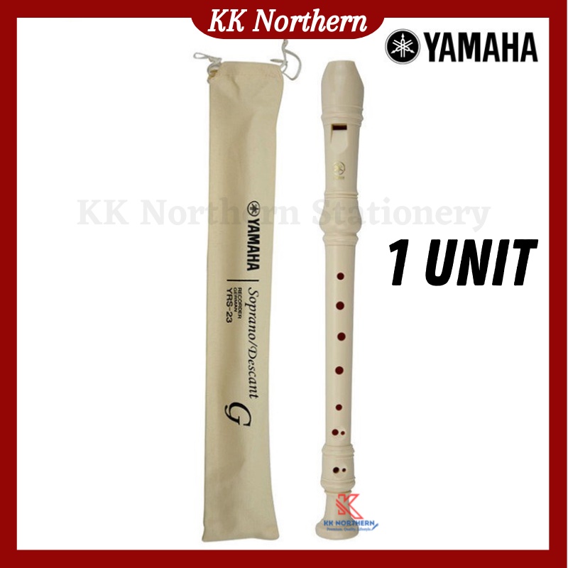 Yamaha Plastic Soprano Recorder YRS-23B Music Instrument Suling Alat ...