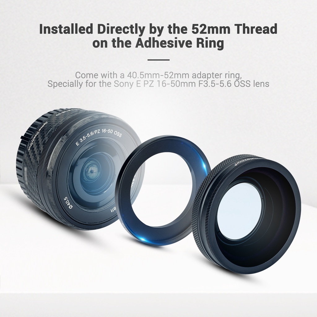 PROfezzion WAL-52X18 Add-on Lens 18mm Wide-angle & 10X Macro Lens 2 in ...
