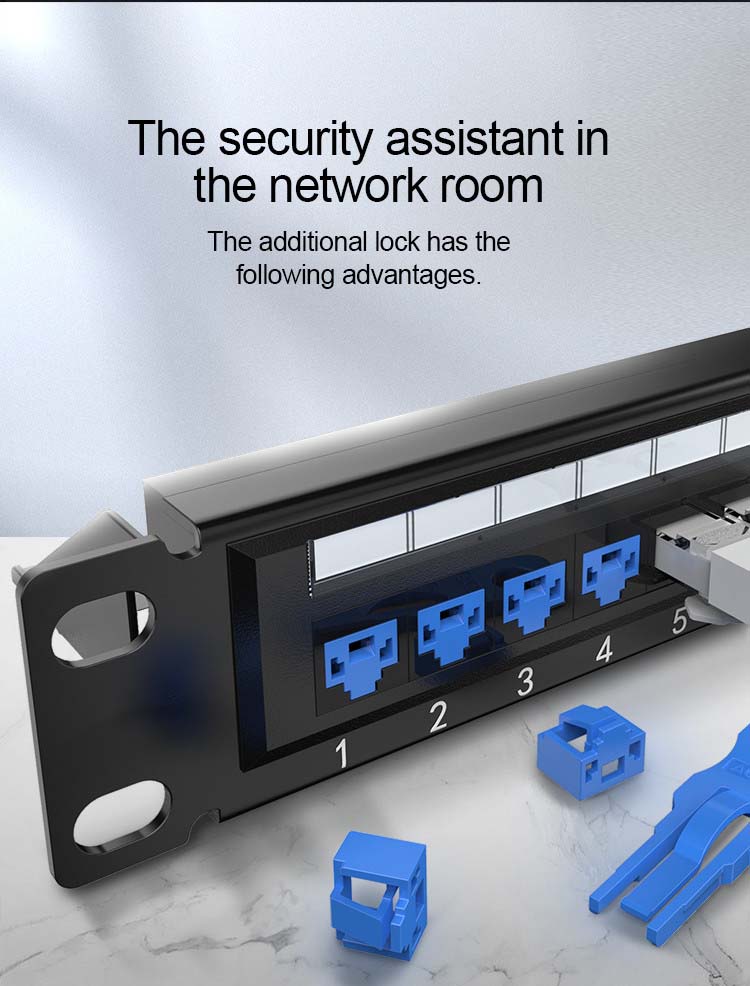 Zoerax Ethernet Anti Dust RJ45 Port Lock With 1 Keys | Shopee Malaysia