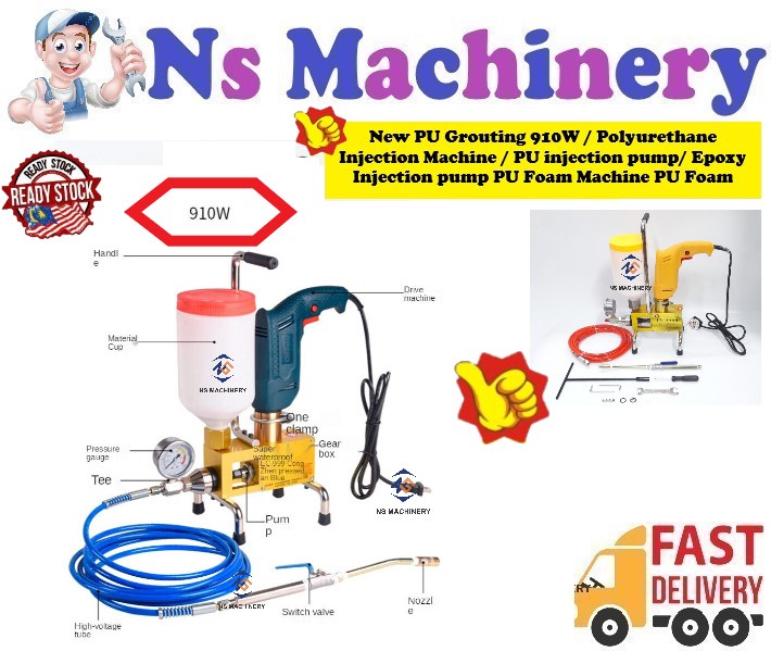 New PU Grouting 910W / Polyurethane Injection Machine / PU injection ...