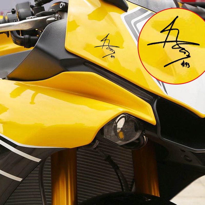 #93 Marquez Signature Sticker Motorcycle Motocross Racing Decal Tank ...