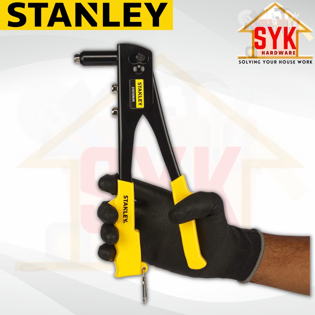 SYK Stanley STHT69646-8 Medium Duty Riveter Manual Fastener Tool Plier ...