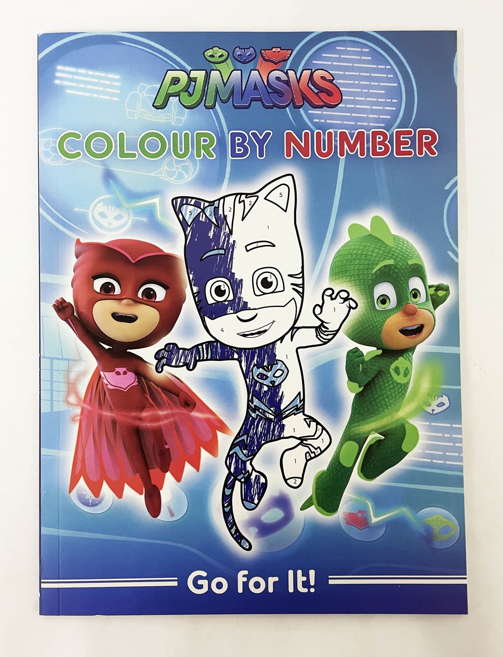PJ Masks Go for it! Colour by Number Activity Colouring Book for Kids ...