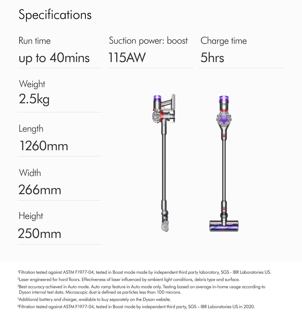 Dyson V8™ Absolute Cordless Vacuum Cleaner| Anti-tangle | Versatile ...