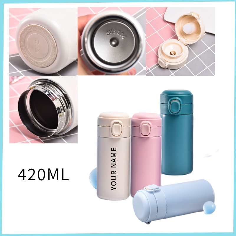 CUSTOM PRINTING 500ML Vacuum Flask Thermos Insulation Bottle Flask ...