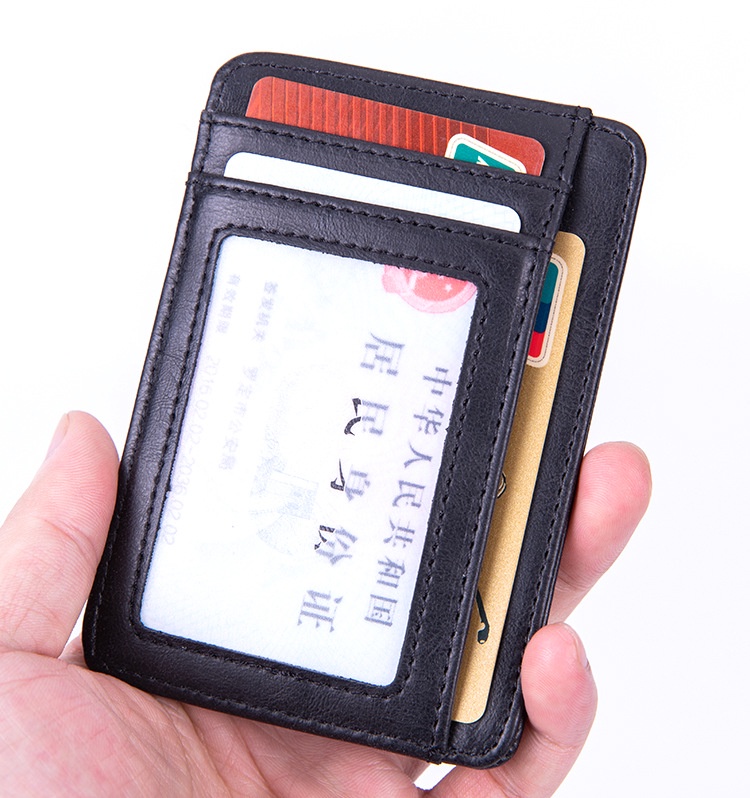 TC BW-039 Vertical PU Leather Slim Card Holder With 🍎 Air*Tag Case ...