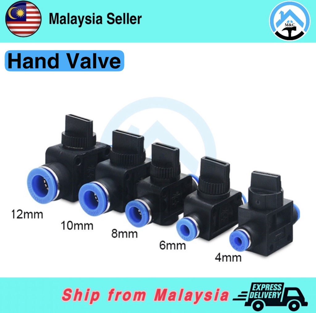 Air Ball Valve 4,6,8,10,12mm, On Off valve, HVFF Shut off valve ...