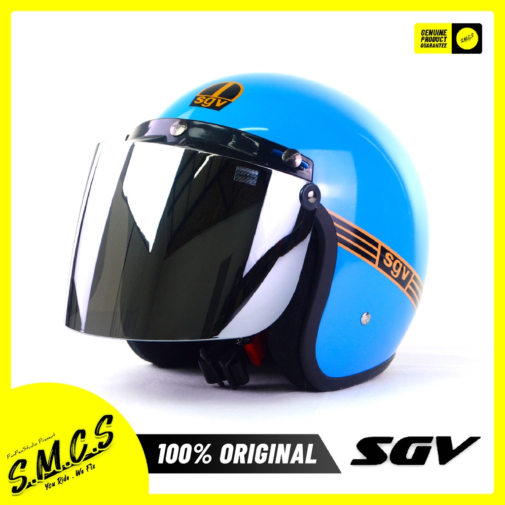 SGV 88 [NEW] SGV HELMET SIAP CHROME VISOR (100%ORIGINAL) SIRIM