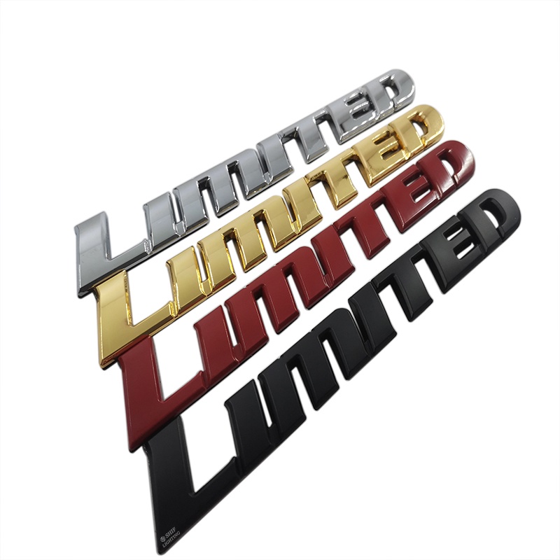 1 x Metal LIMITED Letter Logo Car Auto Rear Side Decorative Emblem ...