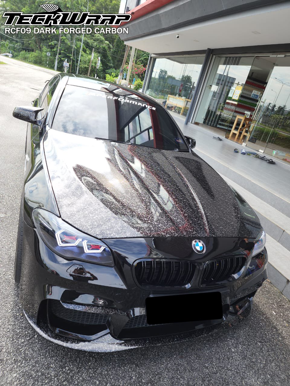 Matte Dark Forged Carbon (RCF09M) Vinyl Wrap