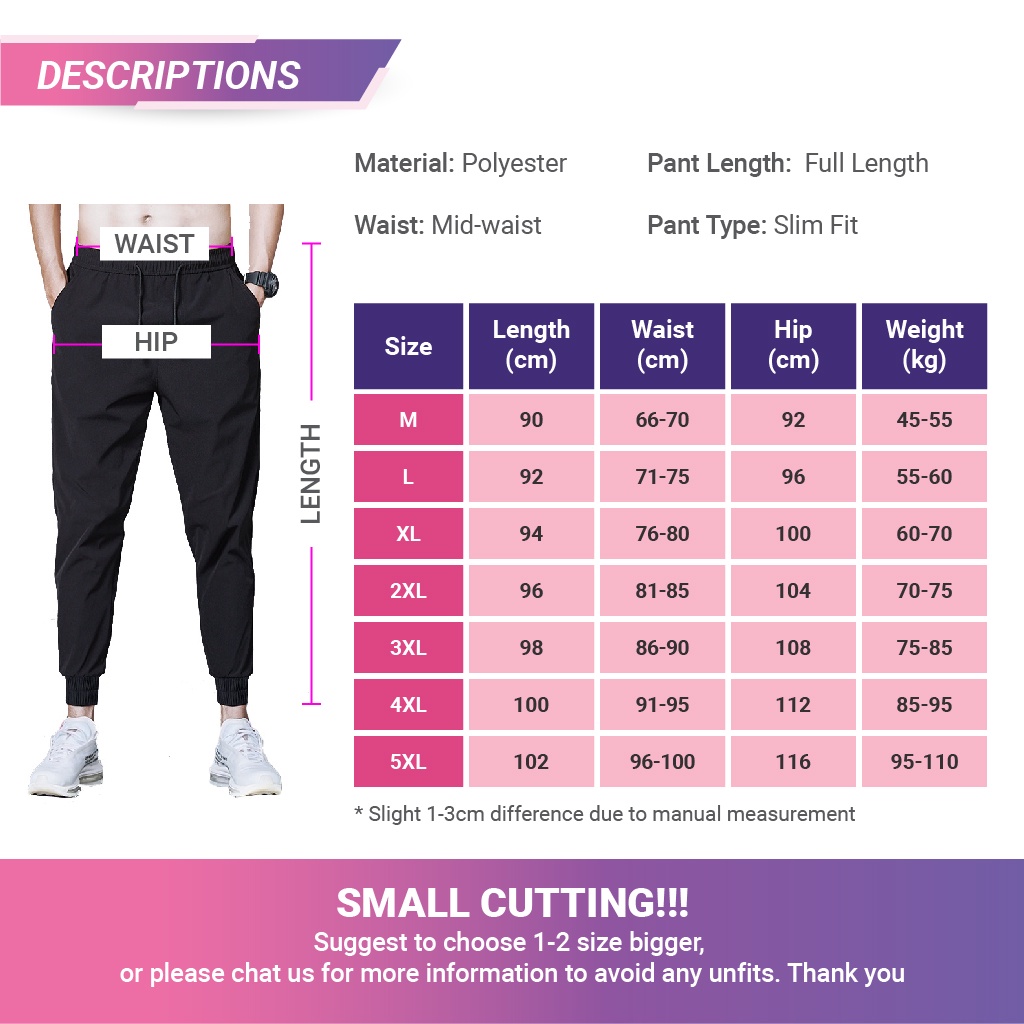 《Mega Deal》Men Long Pants Men Pants Men Sport Pants Jogging Pants ...