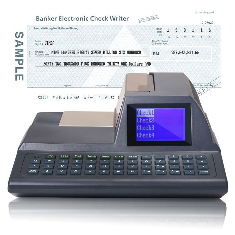 TIMI® EC-1 INTELLIGENT CHECKWRITER | INTELLIGENT CHEQUE WRITER | CHECK ...