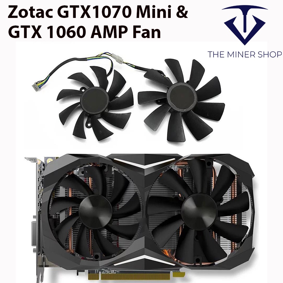 ZOTAC GTX1070 Mini & GTX 1060 AMP 6 GB Fan Replacement | Shopee Malaysia