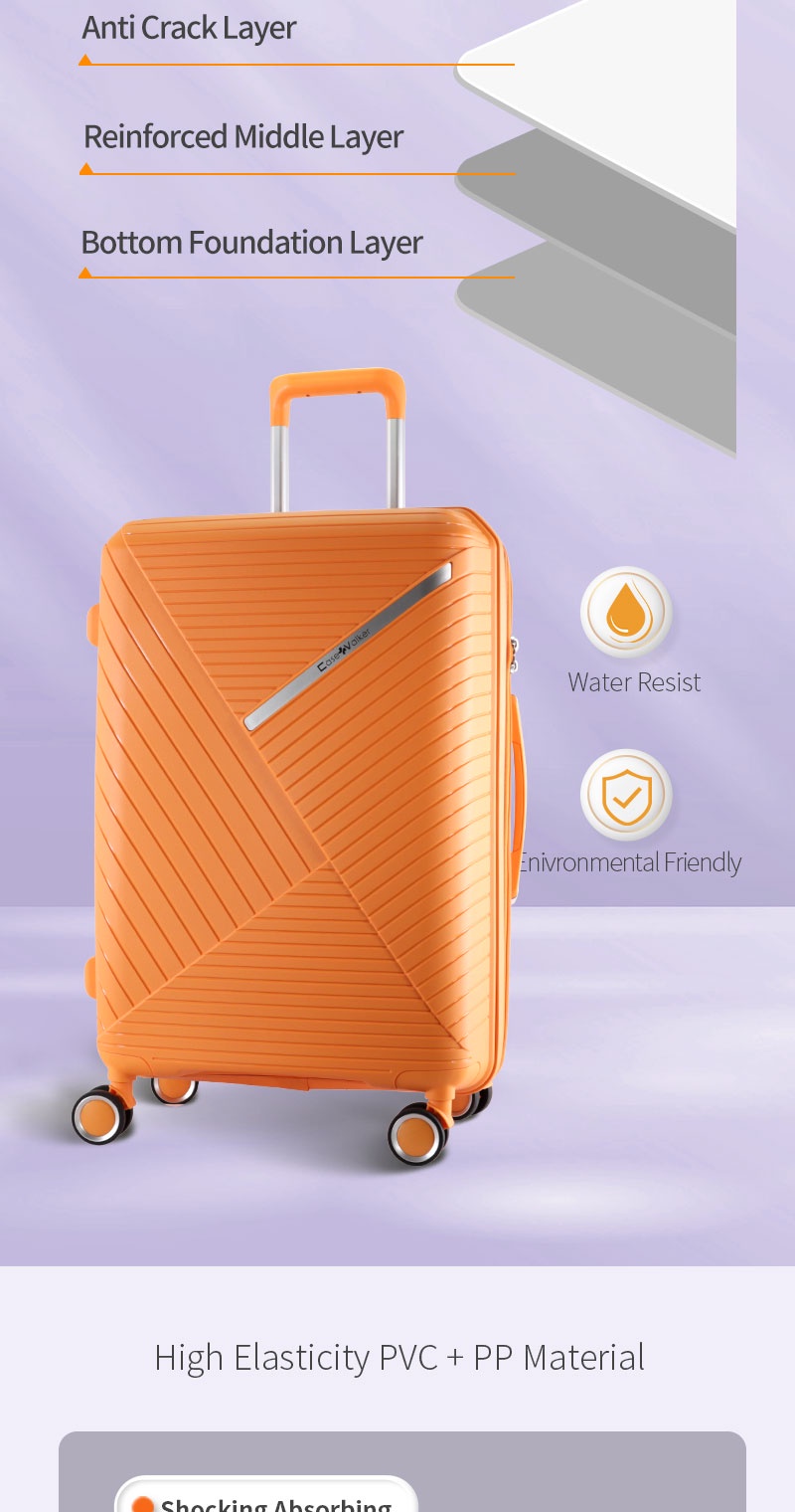 Case Valker Signature ProX Unbreakable Polypropylene Luggage Bag (20