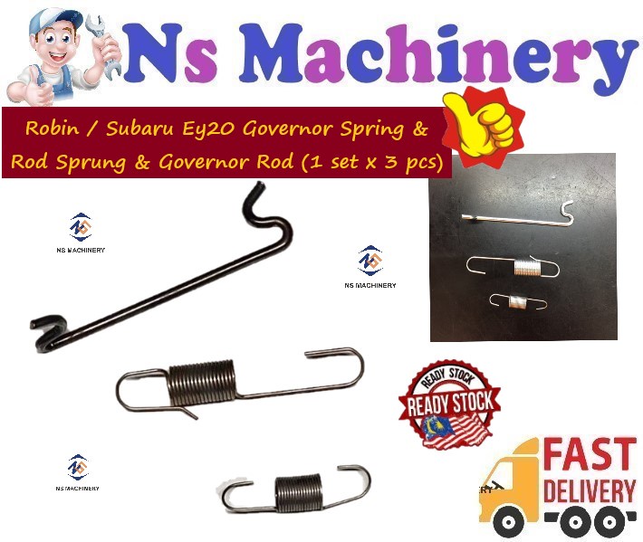 Robin Subaru Ey20 Governor Spring & Rod Sprung & Governor Rod (1 set x ...