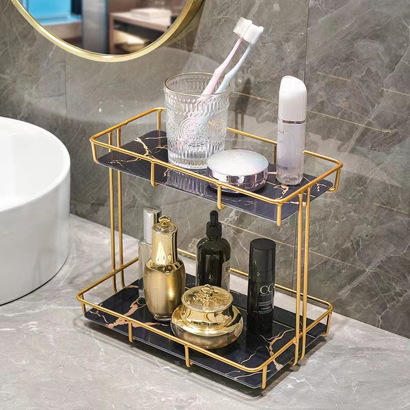 Lifestory Bathroom Shelf Toilet Desktop Toilet Rack Cosmetic Box Toilet ...