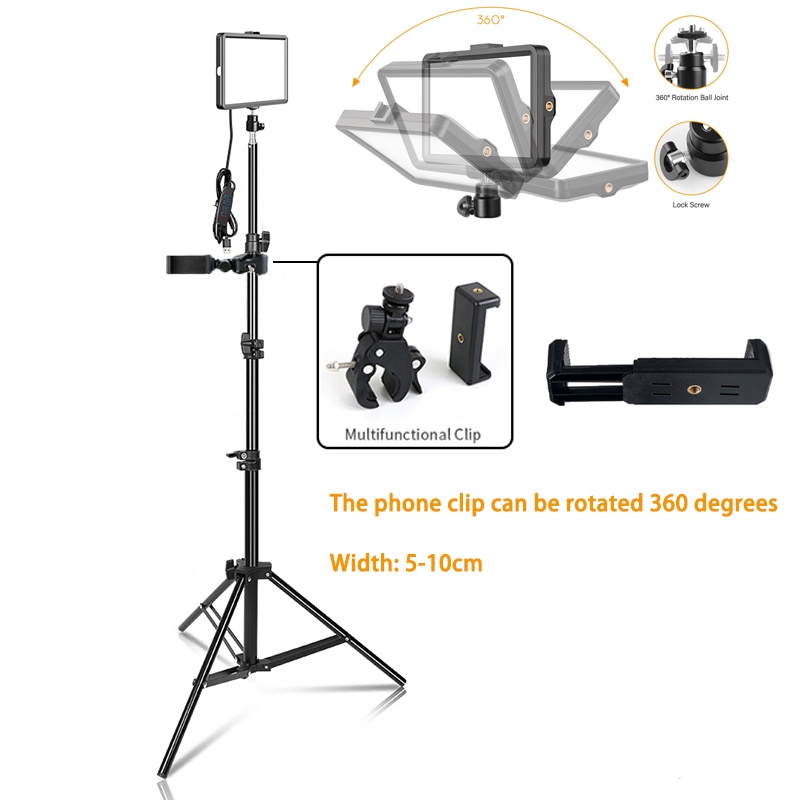 New Multi Angle Photography Fill Light Stand Tripod Mobile Phone Camera ...