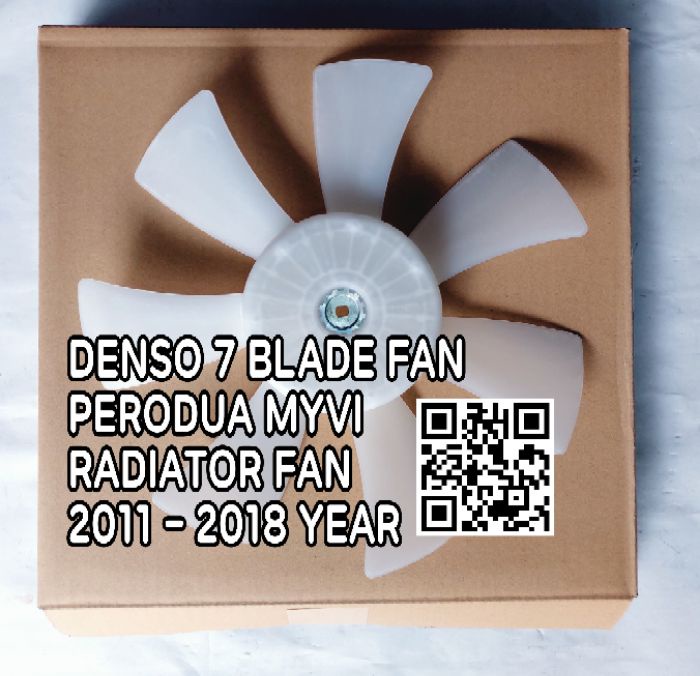 DENSO 7 BLADE FANPERODUA MYVI RADIATOR FAN 2011 - 2018 YEAR 100% ...