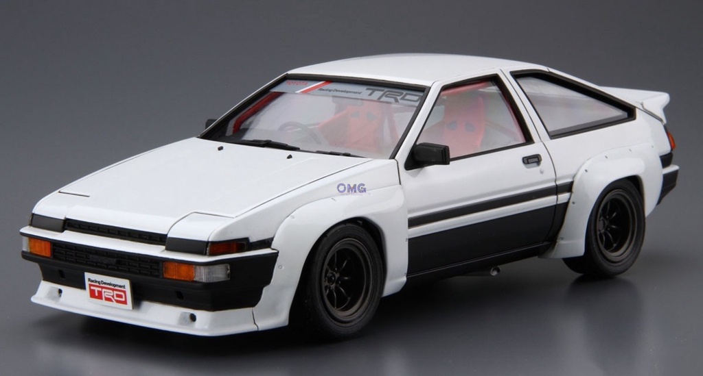 Aoshima 1/24 Scale TOYOTA AE86 Sprinter TRUENO GT-APEX 1985 Plastic Model Kit