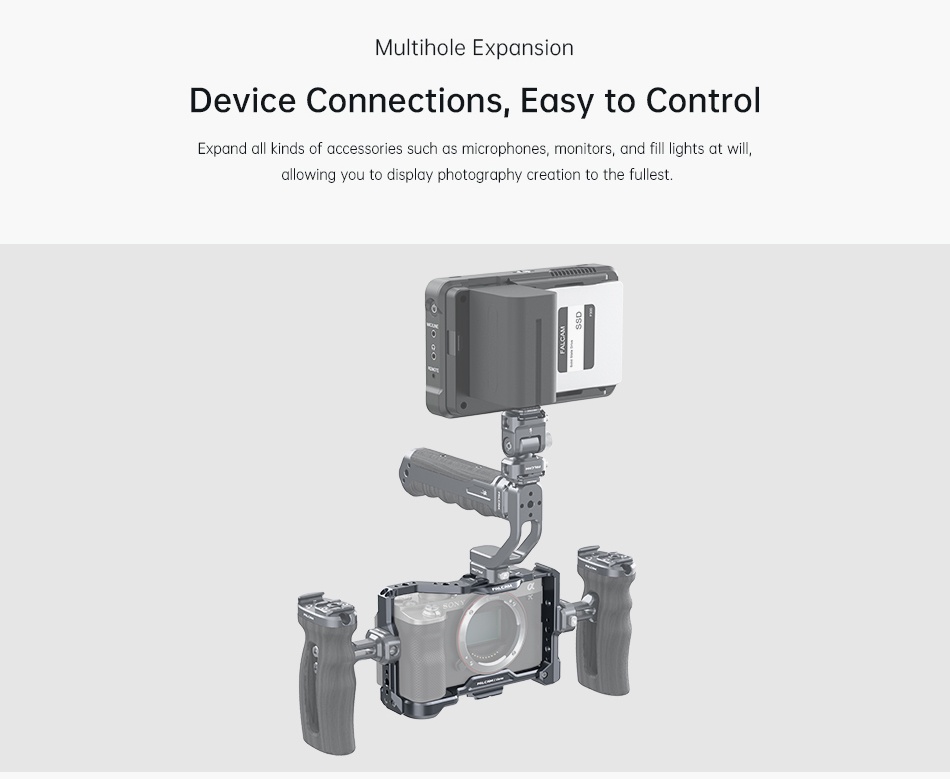 FALCAM F22 & F38 Quick Release Camera Cage Rig for SONY A7C 2737 ...